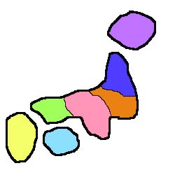 大雑把な地図